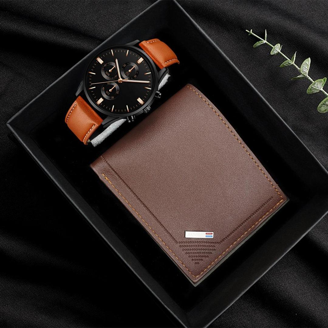 Men's Deal watch and wallet